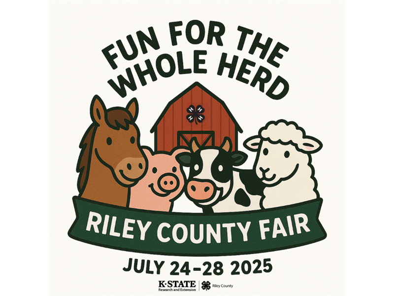 Logo for 2025 Riley County Fair