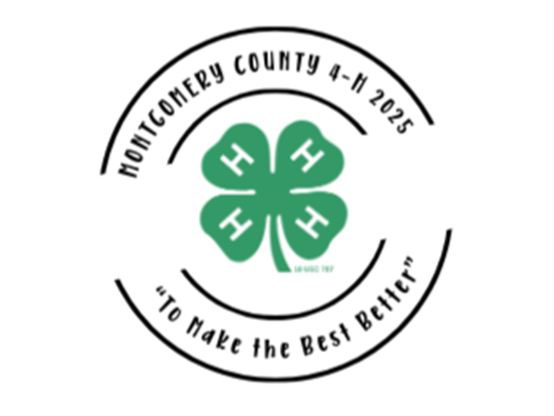 Logo for 2025 Montgomery County 4-H Fair
