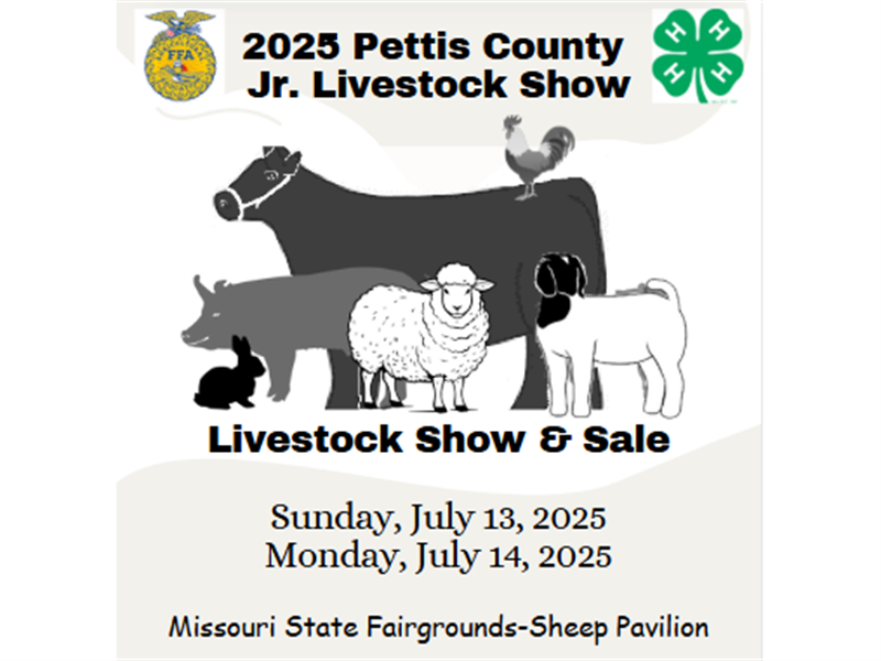 Logo for 2025 Pettis County 4-H & FFA Youth Shows