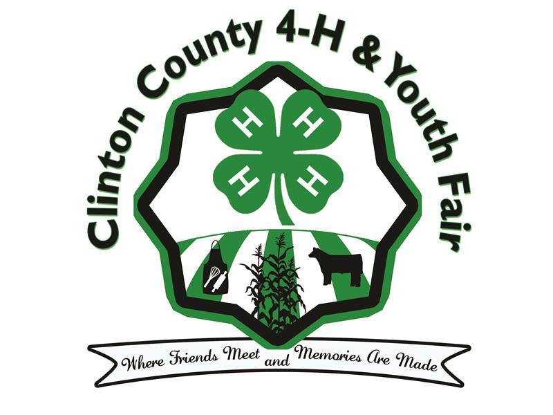 Logo for 2025 Clinton County 4-H & Youth Fair